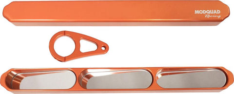 Rear View Mirror W-6" Arms Orange 1.75"