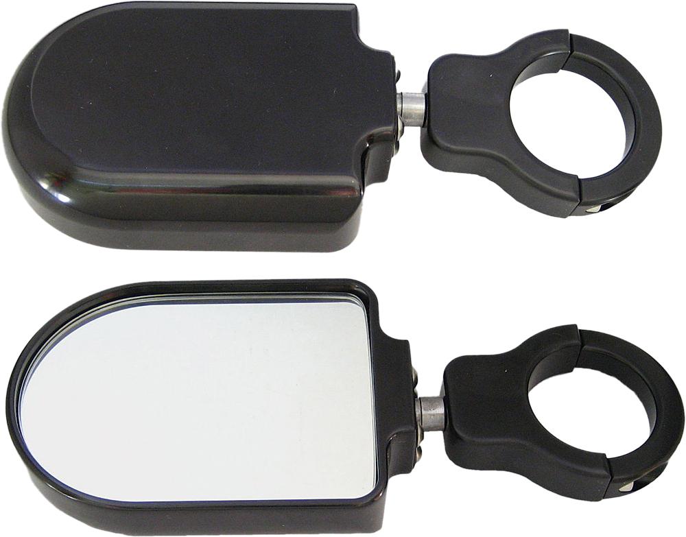 Side View Billet Mirror Set (p Lain Black)