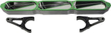 3-Panel Rear View Mirror W/Bezel Orange 2"