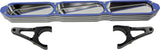 3-Panel Rear View Mirror W/Bezel Orange 2"