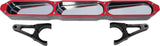 3-Panel Rear View Mirror W/Bezel Orange 2"