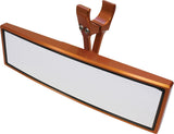 Single Clamp Rear View Mirror Red 1.75"