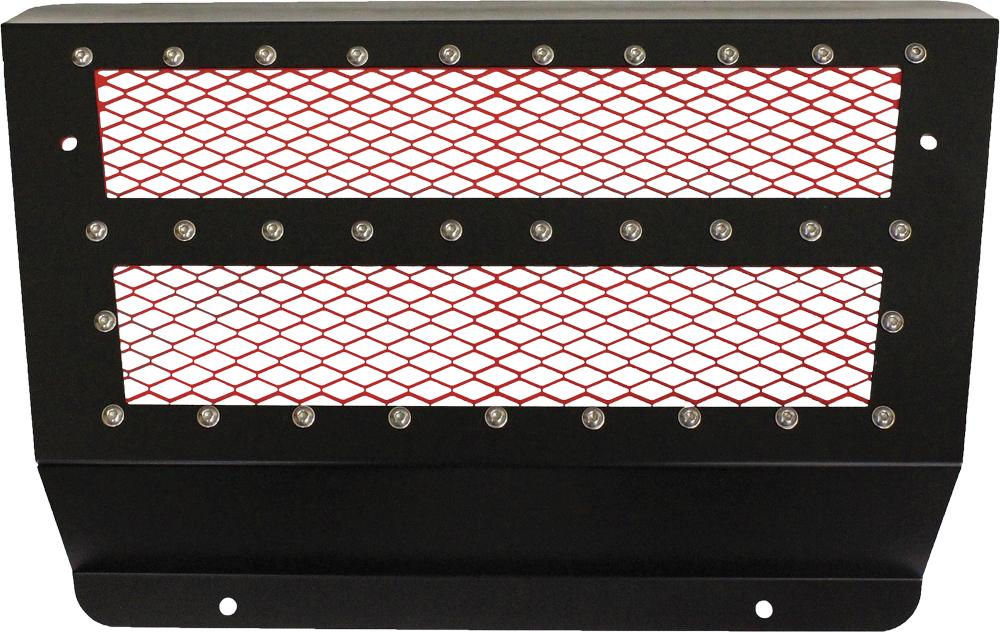 Exhaust Shield (black-red)