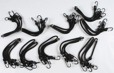 4-hook Bungee 24"x10mm 10-pk