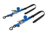 Ratchet 1.5" Blu 2-Latch Hooks W/Soft-Tye