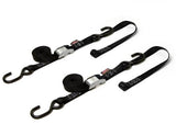 Cam Buckle Soft-Tye Tie-Downs Black/Blue 1"x6'