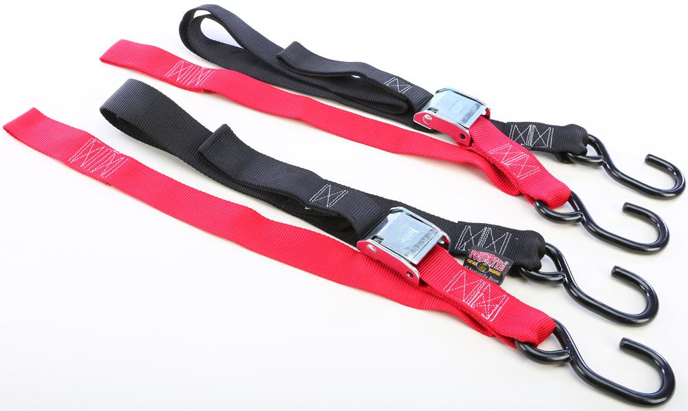 Fat Strap W-soft Tye 1.5" X 72" (black-red)