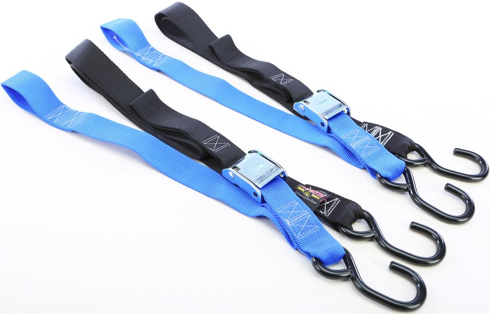 Fat Strap W-soft Tye 1.5" X 72" (black-blue)