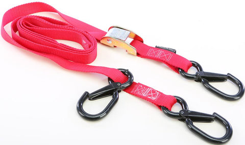 Ea- Powertye 3 Hook Red 1" X 8 Ft 3 Latch Hook