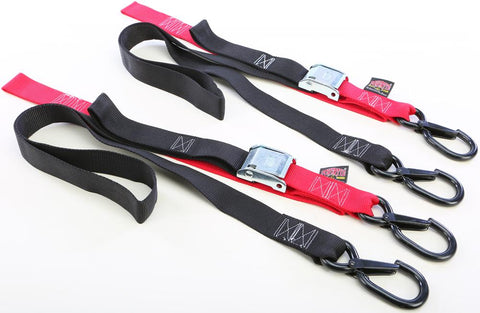 Fat Straps W-soft Tye & Hooks Black-red 1.5"x6'
