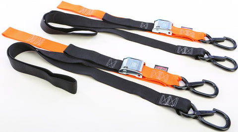 Fat Straps W-soft Tye & Hooks Black-orange 1.5"x6'