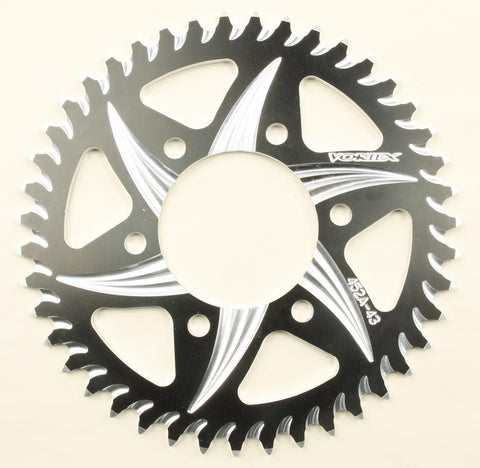 Vortex Sprocket Rear Alum 43t Black Hardcoat