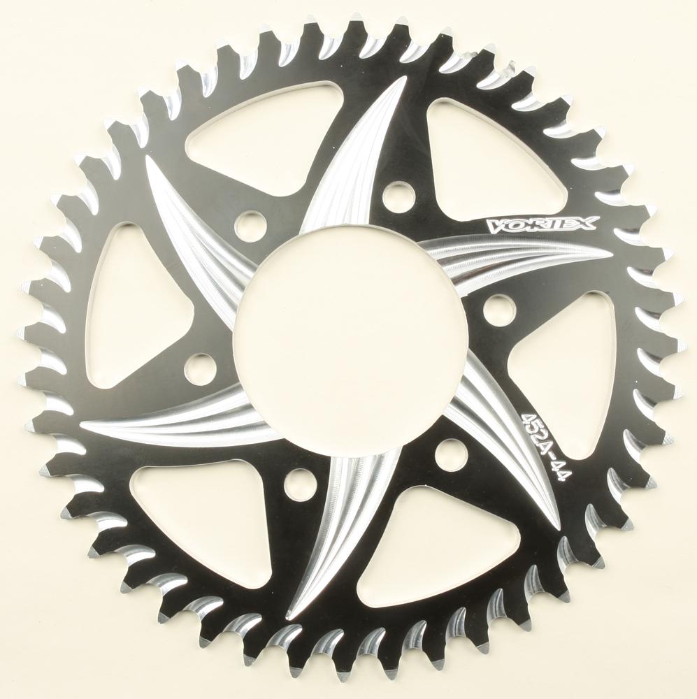 Vortex Sprocket Rear Alum 44t Black Hardcoat