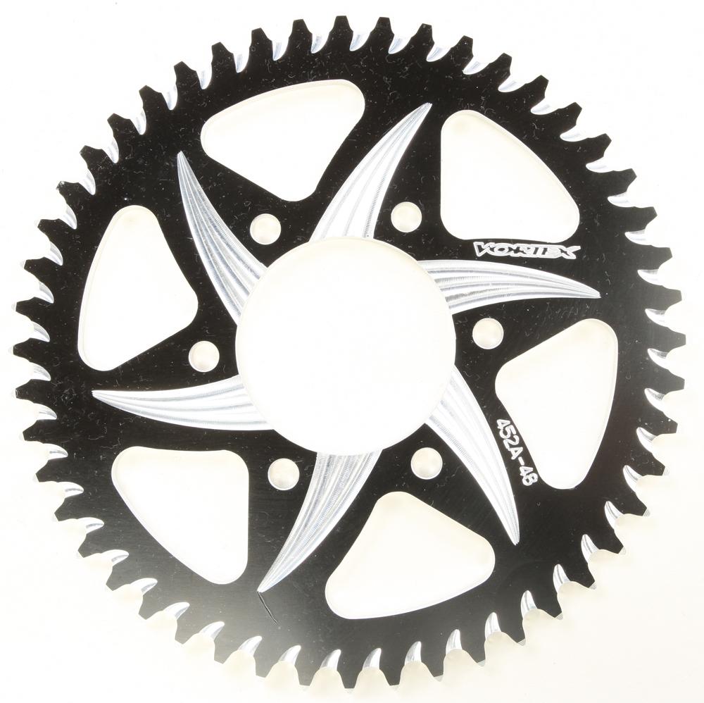 Vortex Sprocket Rear Alum 48t Black Hardcoat