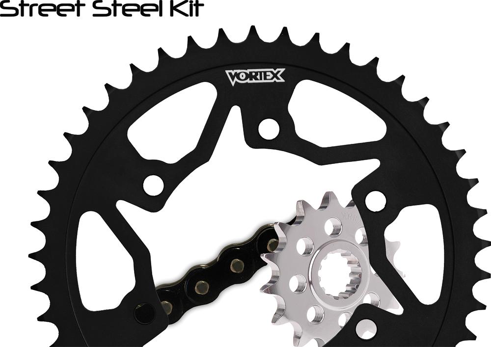 Spkt-chain Kit Kaw W-steel Rear Spkt