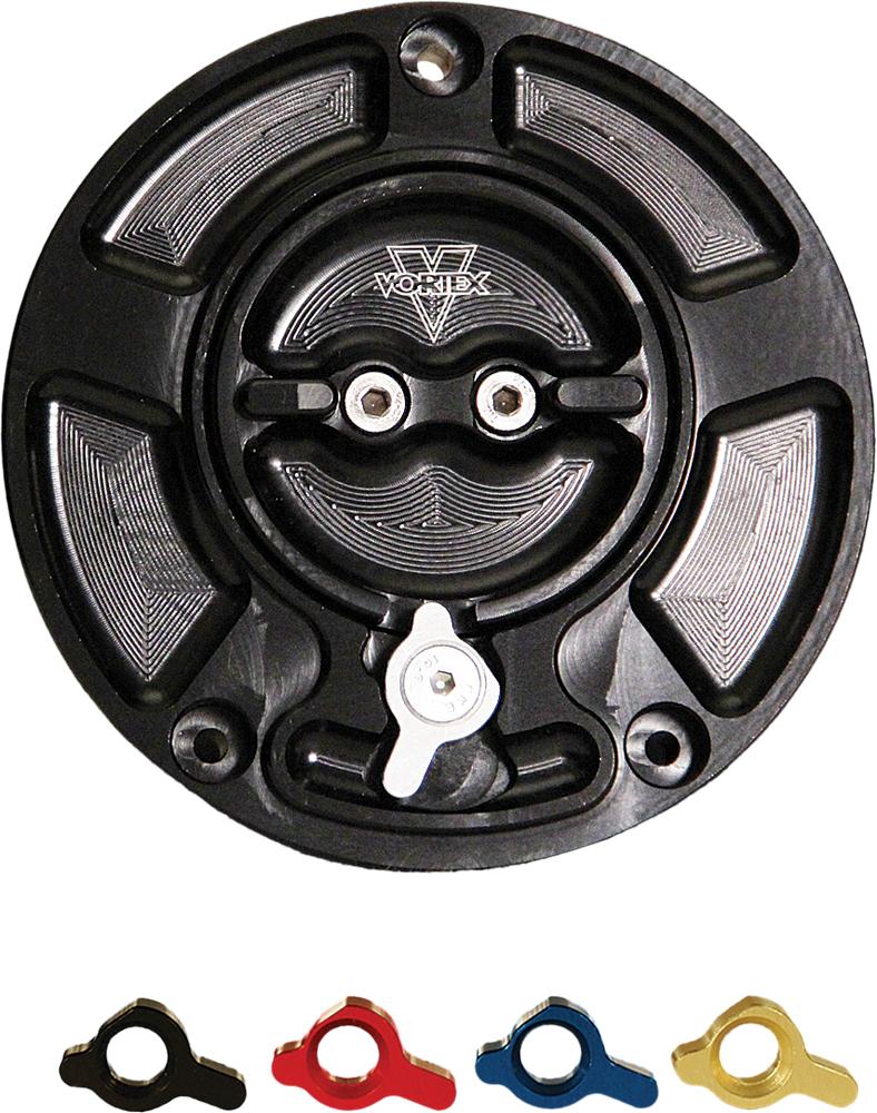 V-3 Gas Cap Blk Duc