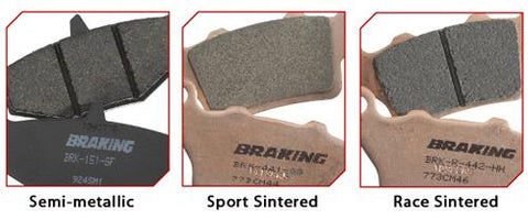 Braking Pad Set Semi-metallic