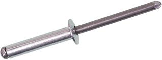 Steel Pop Rivet 3-16" 100-pk