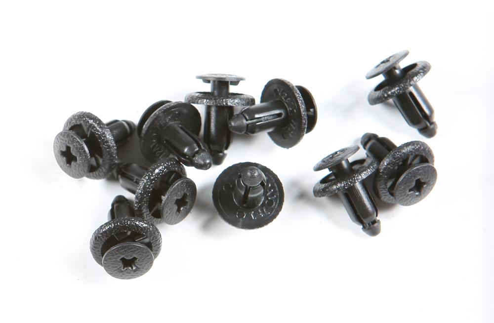 Plastic Push Rivet Fender Clips 10-pk