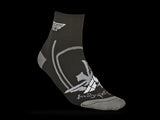 Shorty Sock White/Grey S-M