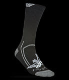 Crew Sock White/Grey S-M