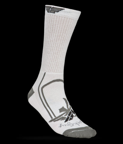Crew Sock White/Grey S-M