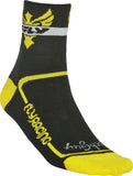 Action Sock White/Black S-M