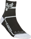 Action Sock White/Black S-M