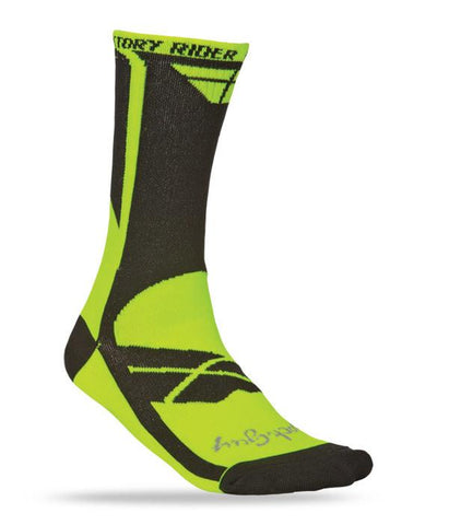 Factory Rider Socks Hi-Viz Yellow S-M