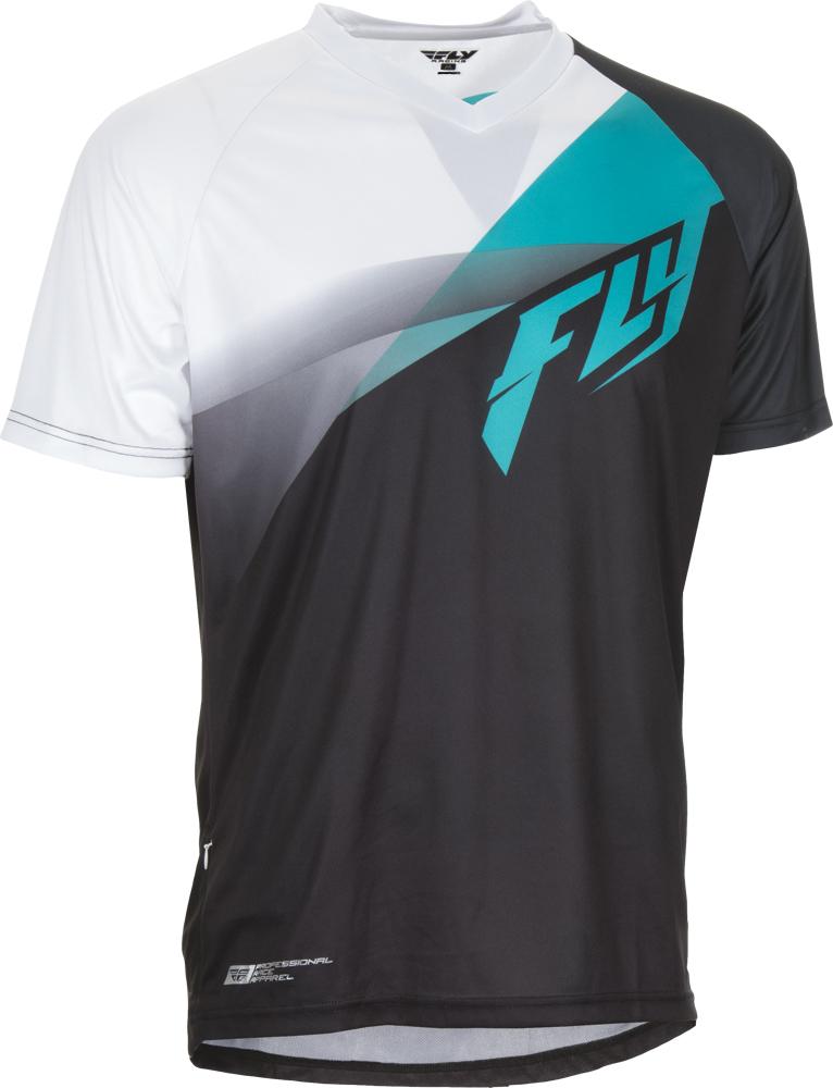 2017 Super D Jersey Black-teal-white M