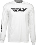 Corporate L/S Tee White 2X