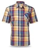 Dapper Button Up Shirt Green/Blue S