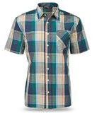 Dapper Button Up Shirt Green/Blue S