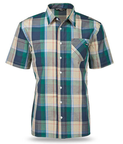 Dapper Button Up Shirt Green/Blue S