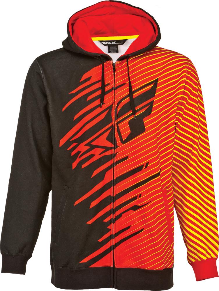 Shock Hoody Red-black 2x