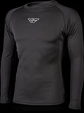 Base Layer L/S Heavy Top Black Xs