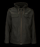 Waxed Jacket W/Hood Grey 2X
