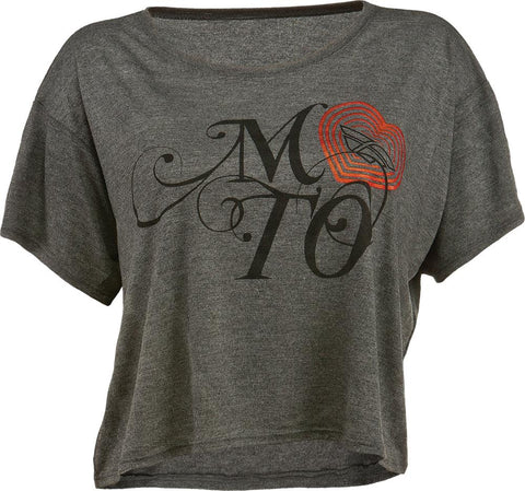 Moto Love Tee Grey M