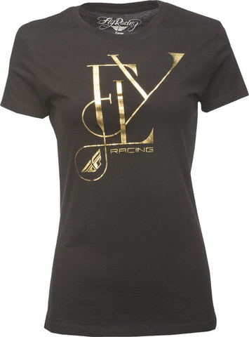 Fancy Fashion Fit Ladies Tee Black L