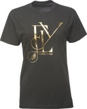 Fancy Standard Fit Ladies Tee Turquoise M