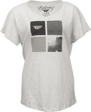 Tetrad Ladies Tee Heather White X