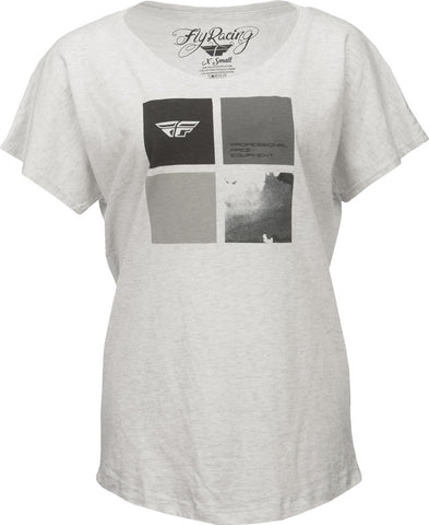 Tetrad Ladies Tee Heather White X