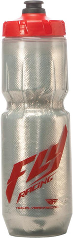 Elite Insulated Bottle Silver-red 23oz