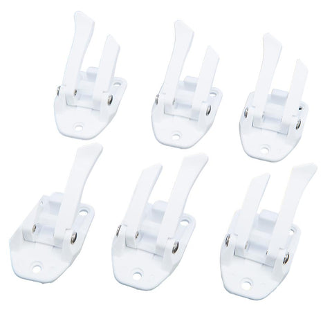 Buckle-lever Kit Youth 1-6 White 6-pc