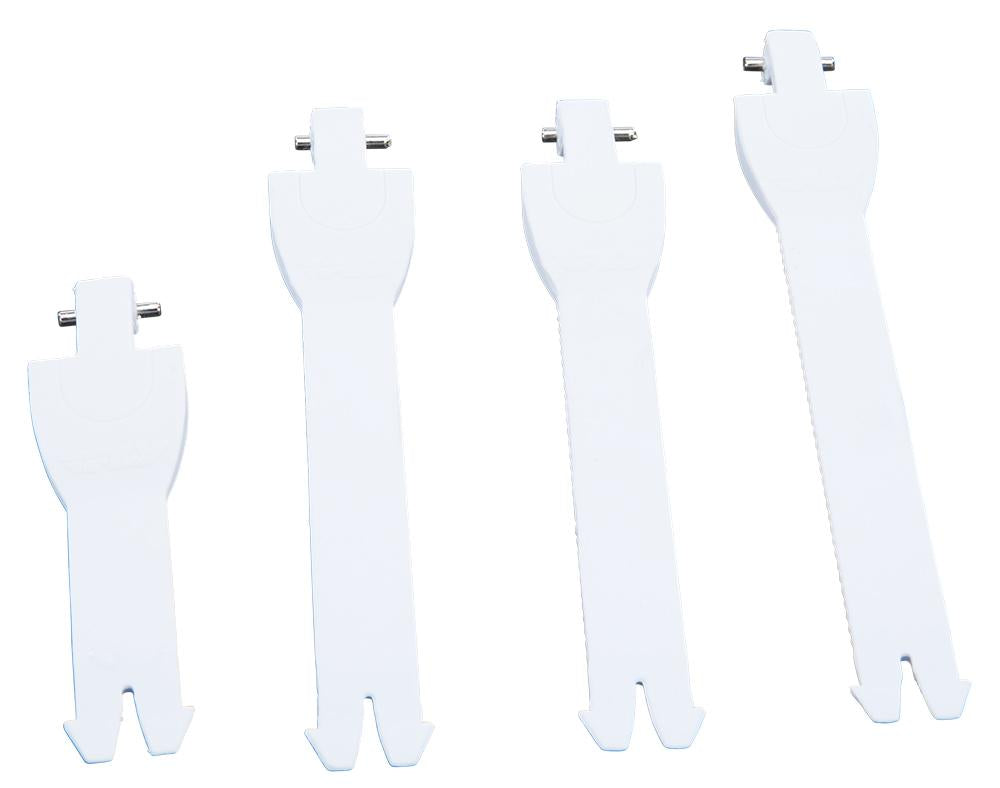 Strap Kit Adult 7-15 White 4-pc