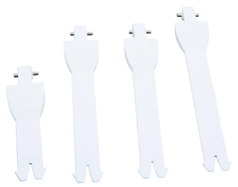 Strap Kit Adult 7-15 White 4-pc