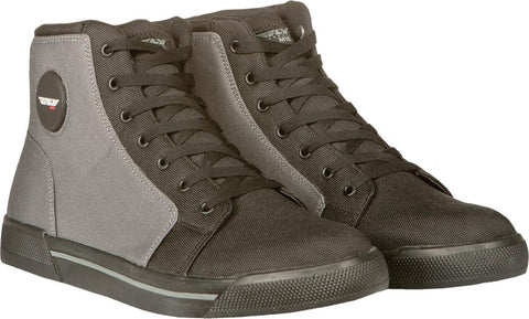 M16 Canvas Riding Shoes Grey-black Textile Sz 09