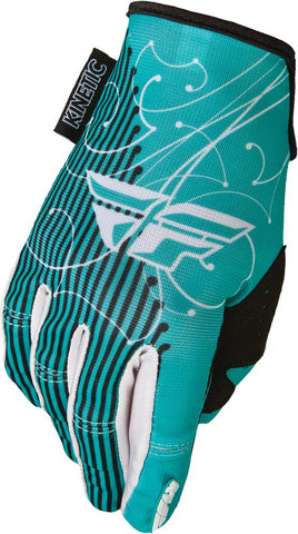 Kinetic Ladies Gloves Teal-white 2x