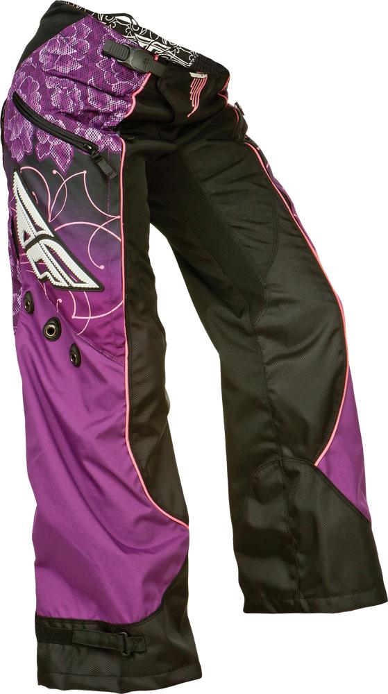 Kinetic Ladies Overboot Pant Black-purple-pink Sz 0-2
