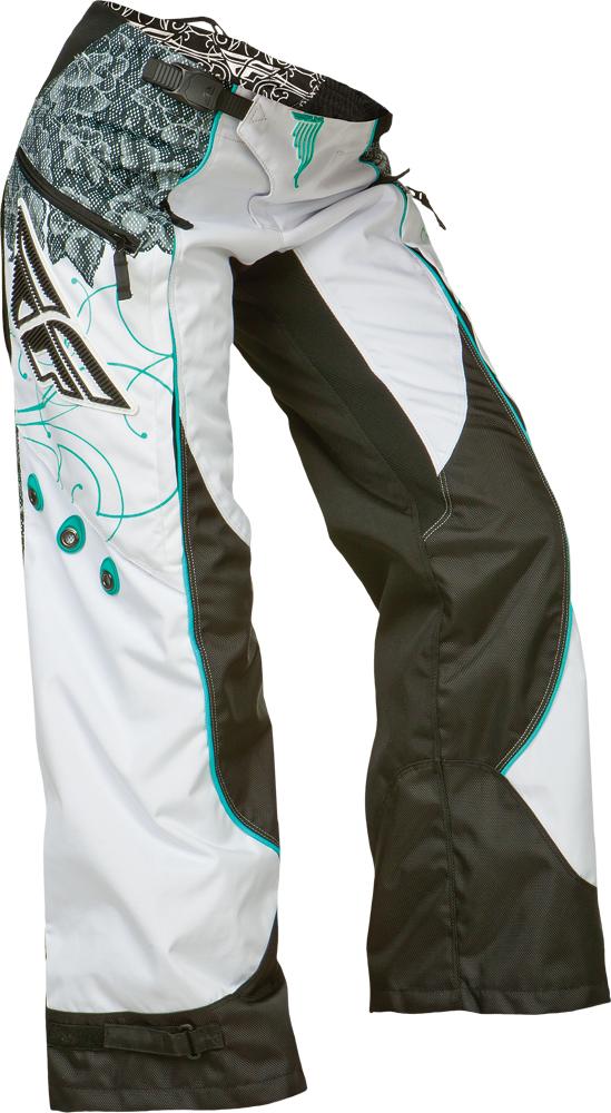Kinetic Ladies Overboot Pant Teal-white Sz 9-10